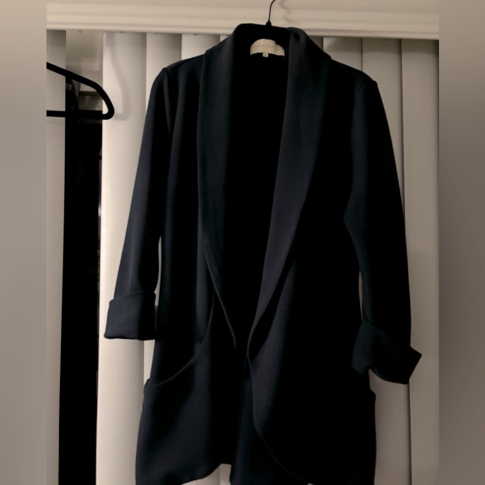 French Mauve long suit jacket